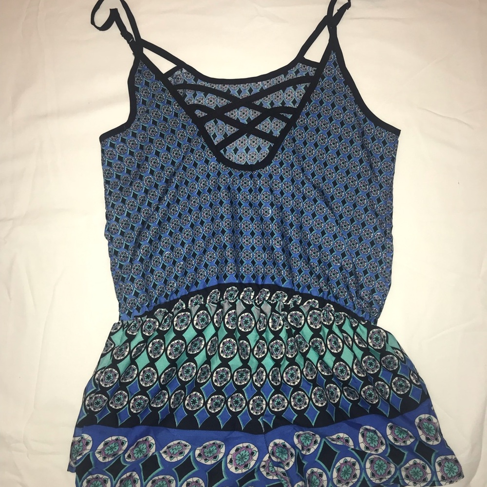Blue patterned romper - Picture 5 of 6